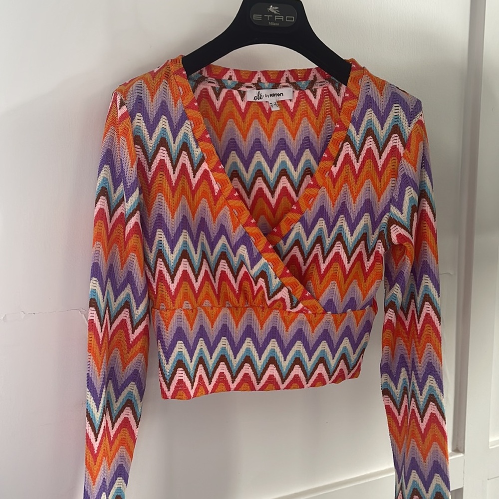 Zigzag Crochet Top